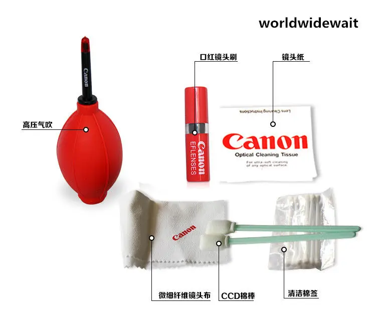 Professional 6 in 1 Lens Cleaning Kit for Canon Camerain Tool Parts