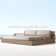 Тик деревянная мебель внеший Тиковый для шезлонга стулья 2 человек шезлонг