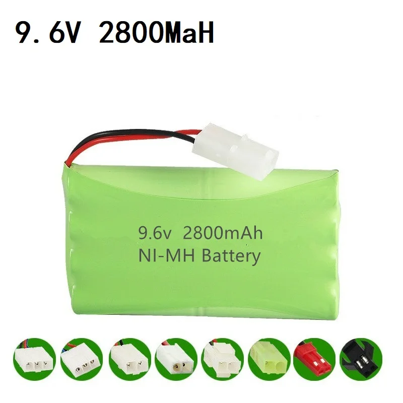 

( H model ) 9.6V 2800mAh Ni-MH battery for Remote Control Toys Cars Trucks Tank Guns lighting facilities RC TOYS 9.6v AA battery