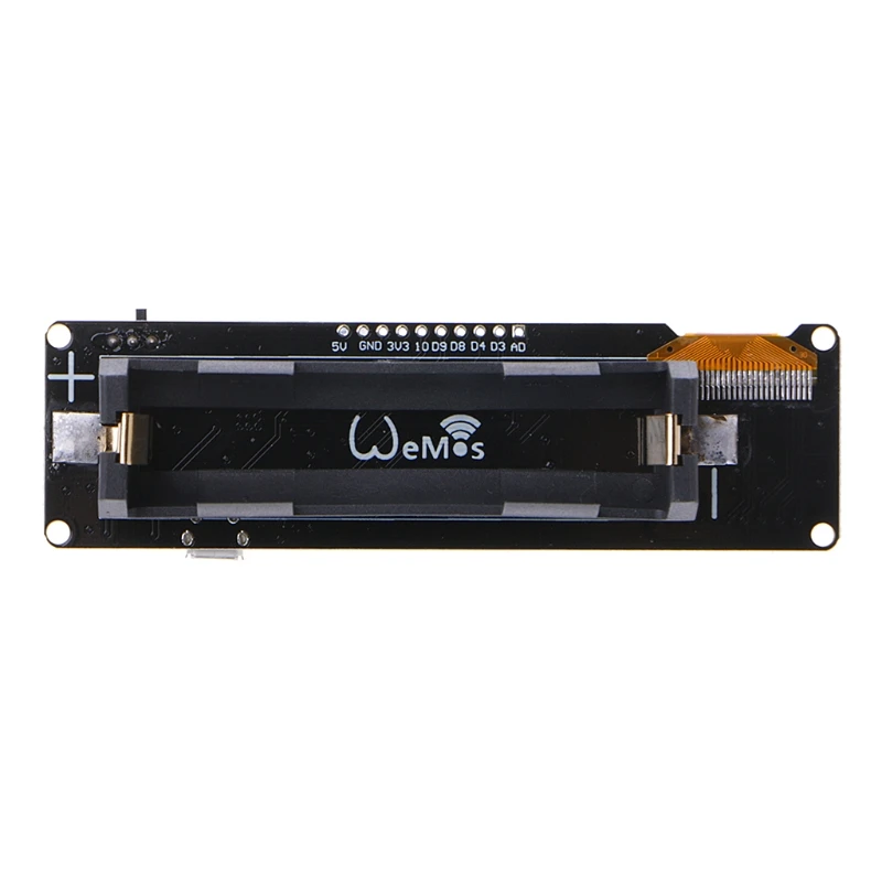 Модуль материнской платы WeMos D1 модуль ESP8266 с экраном 0 96 дюйма и аккумулятором 18650