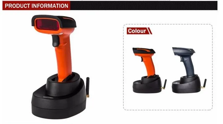JP-M2! Портативный беспроводной лазерный сканер штрих-кода для хранения с цоколем