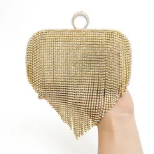 Вечерние сумки с кисточками и стразами, модные женские свадебные сумочки, женские клатч Наплечные сумки, сумочка, сумки