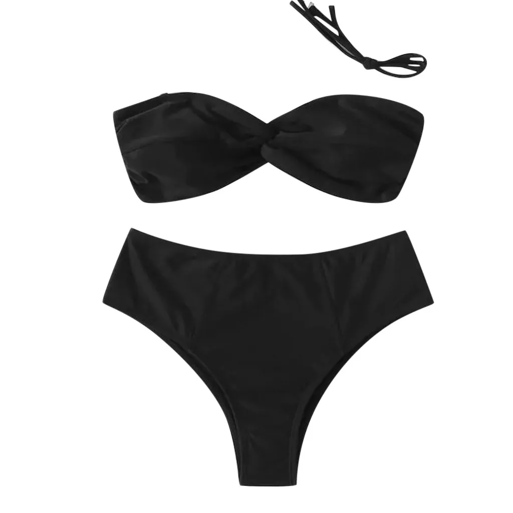 Womail Two Pieces Suits Women Swimsuit Female Sexy Bodycon Swimwear Push-Up Padded Beachwear Bikini Sets L30508 | Спорт и