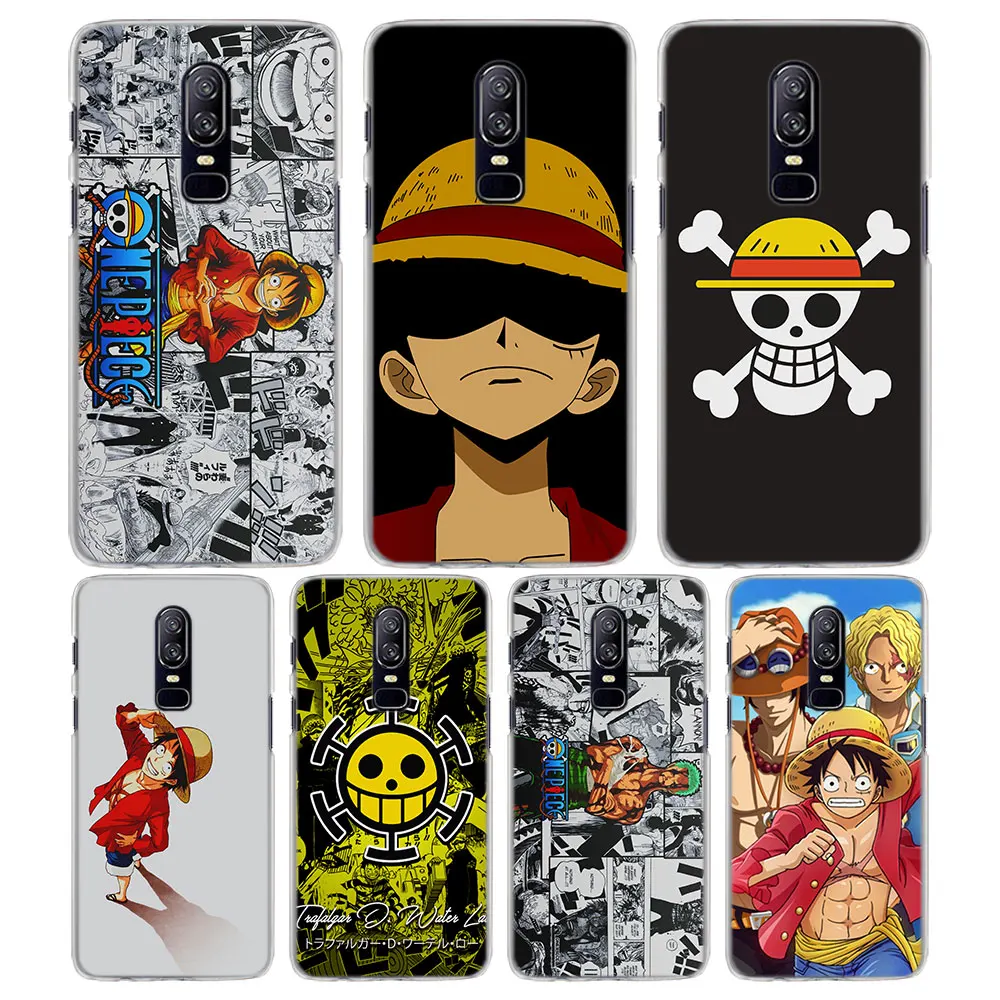 for OnePlus 6 5T case one piece Monkey D Luffy Pattern