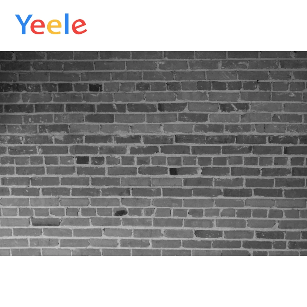 

Yeele Gray Fade Grunge Brick Wall Background Banner Photography Baby Pet Doll Props Scene Photographic Backdrop For Photo Studio