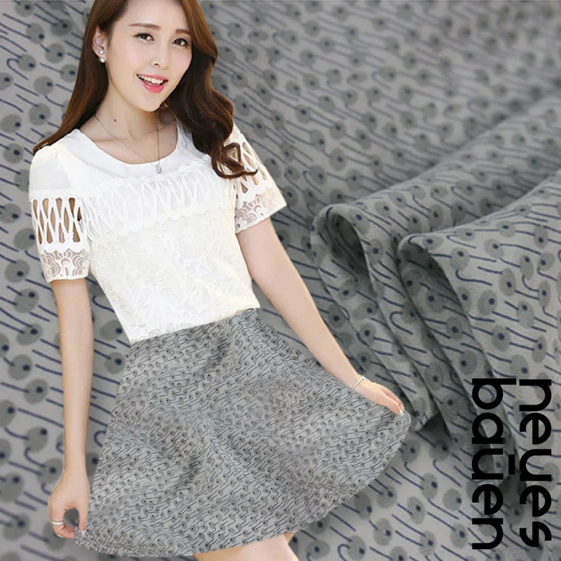 

140cm silk crepe de chine fabric summer new dress dress silk fabric wholesale silk cloth