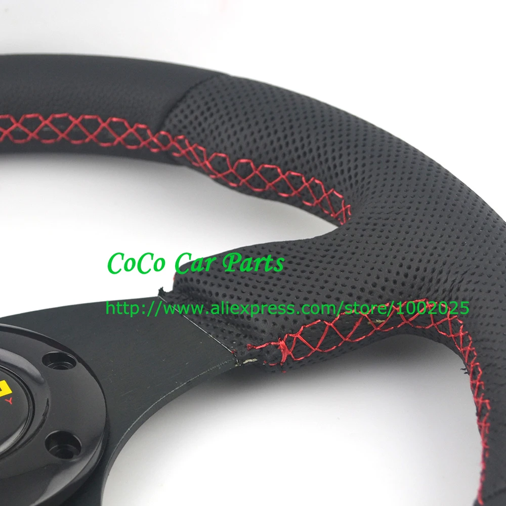 flat leather steering wheel (3)