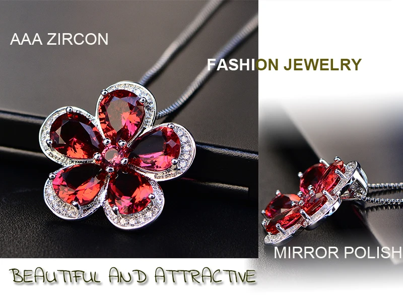 Austria-Swarovski-crystal-red-flower-wedding-penant-necklace_05
