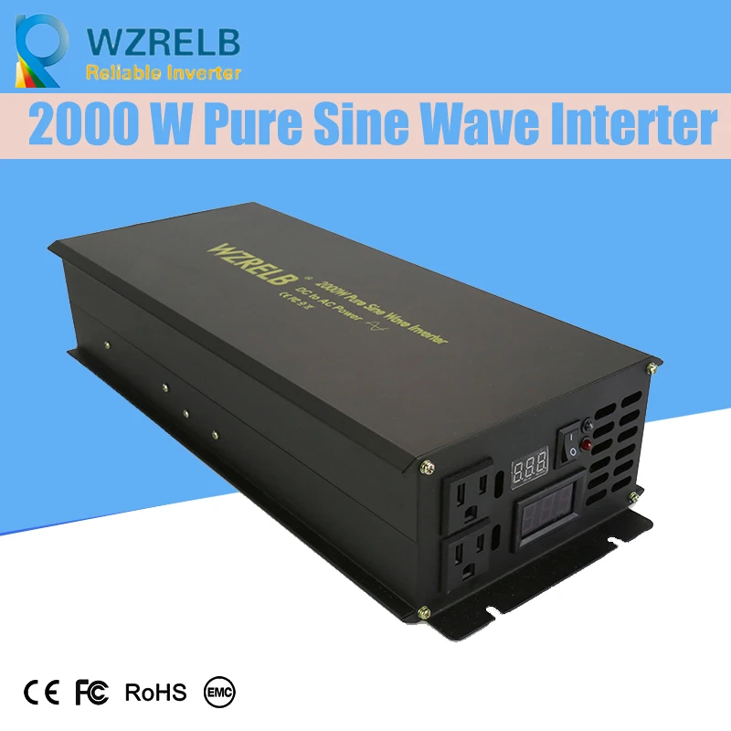 

Reliable Pure Sine Wave Inverter UPS and charging function 2000W outdoor home frequency inverter with charger