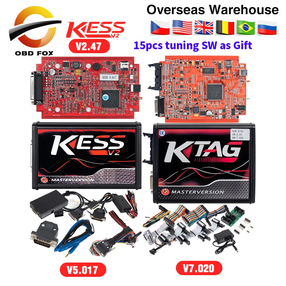 

KESS V2 V5.017 full Online V2.53 Manager Tuning Kit KTAG V7.020 4 LED Master K-tag V2.25 KESS BDM Titanium Winols ECU programmer