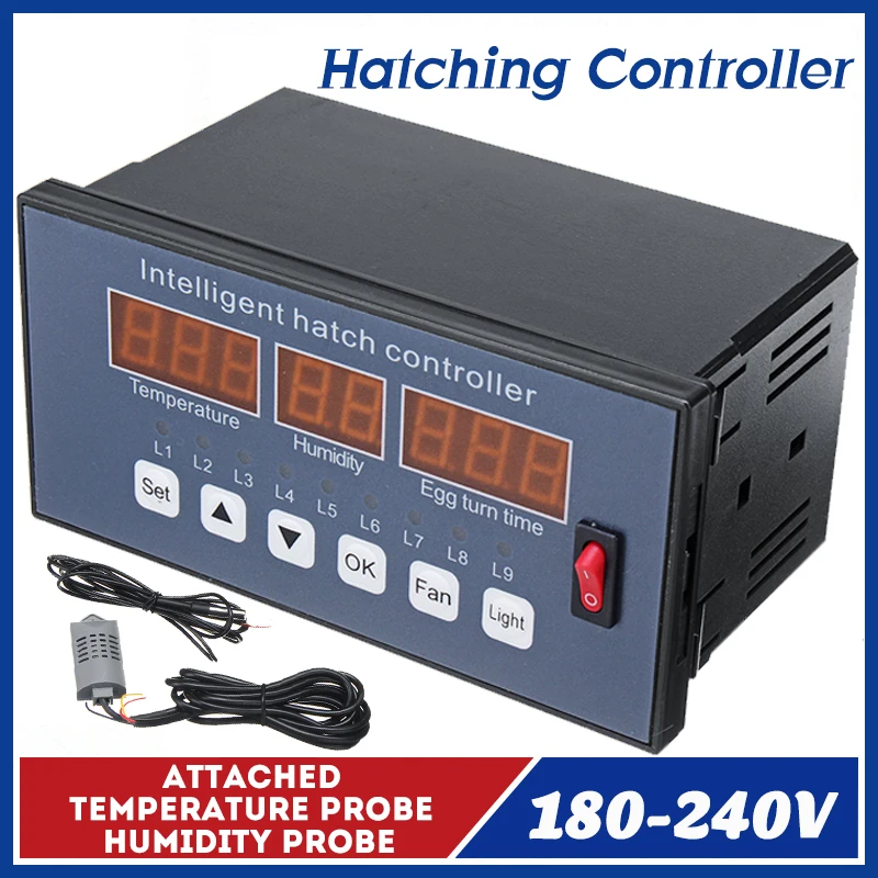 

180-240V Temperature and Humidity Controller Incubator Temperature Control Incubator Control For Incubator Heating Cooling