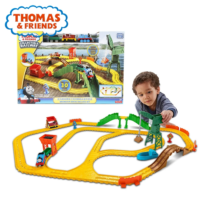 Thomas e amigos matel mini trem carro brinquedo trilha magnética brinquedos  thomas dia ocupado no sodor deluxe conjunto de brinquedo para crianças -  AliExpress