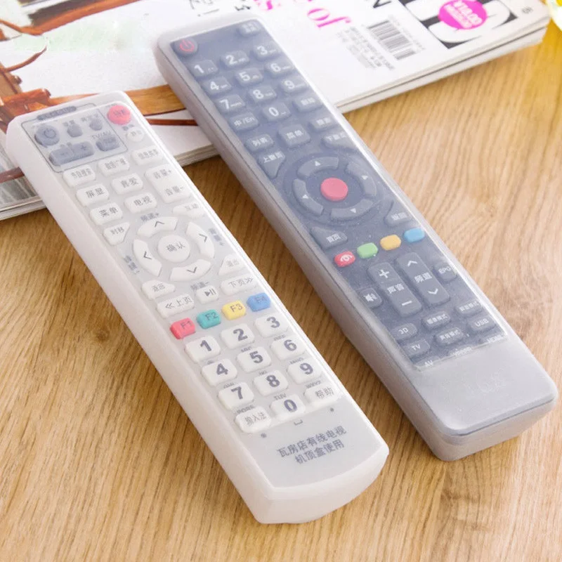 

Hot Sale TV Remote Silicone Protective Remote Control Holder TV Air Conditioner Cover TV Accessories Anti-Dust Cover