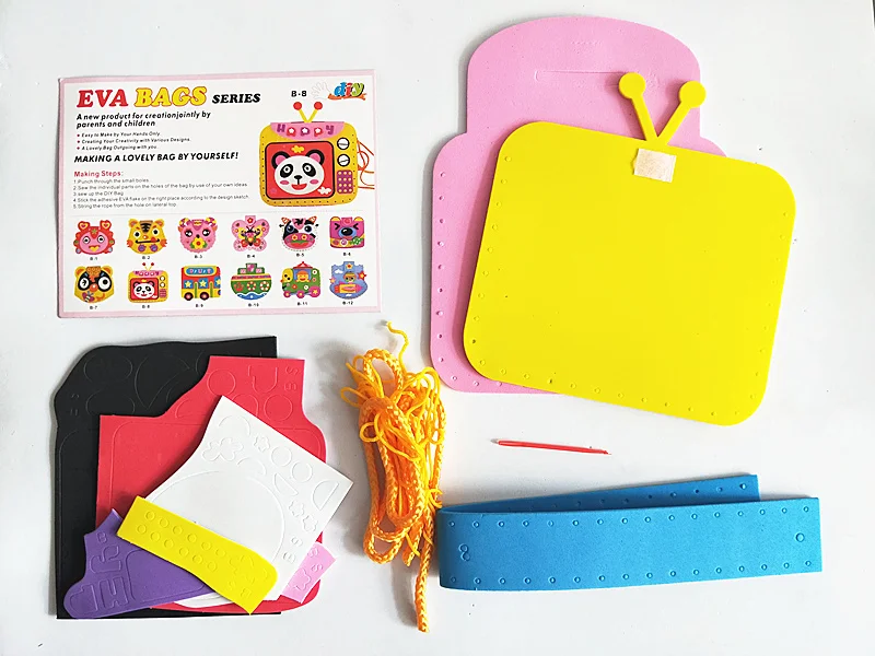 Jardim de Infância Happyxuan Projetos Lote Crianças Faça Você Mesmo Art Craft Kits Grupo Brinquedo Educativo Espuma Eva Adesivos Artesanal Criativa Meninas Presente 8 - 19 Brinquedos e hobbies