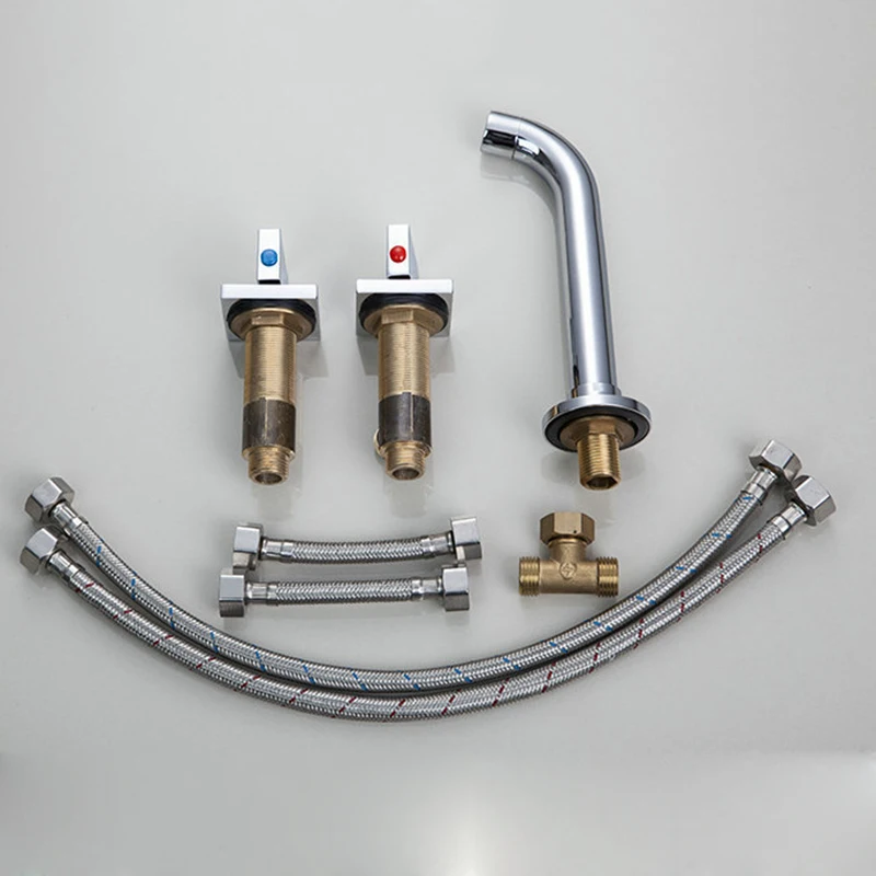 3 шт. латунный смеситель для раковины с двойной ручкой|sink bathroom faucet|bathroom faucettap faucet |