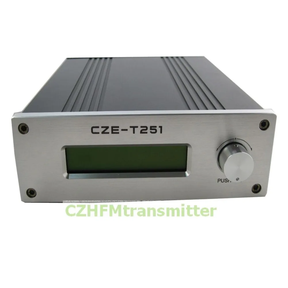 

CZH CZE-T251 0-25W power adjustable Professional FM stereo broadcast transmitter +car antenna