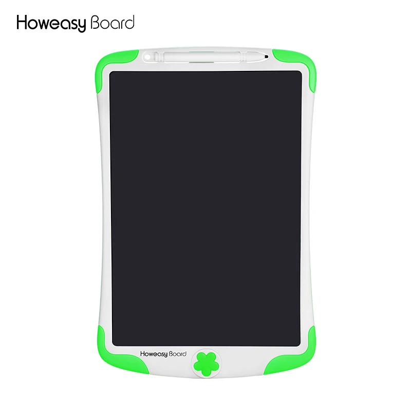 8,5 дюймов Howeasy доска lcd Графический Цифровой для рисования и письма доска планшет eWriter для детей - Цвет: Зеленый