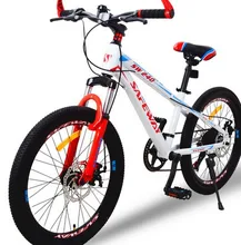 High Quality Export Youth7 speed MTB Bike Double Disc Brake Street Mountain Bike Cycling child’s bicycle 22 Inch
