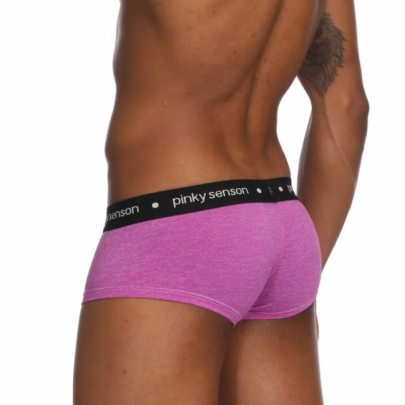 Pinky Senson Мужское нижнее белье; трусы-боксеры Супер тонкий нейлон Cuecas Boxer Homme Boxershorts мужские трусы подарок для мужчин S22BO