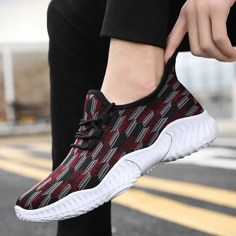 

Men Sneakers Fashion Mesh Style Shoes Breathable Comfortable Casual Style