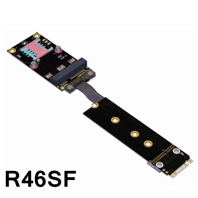 M.2 Key M M2 NGFF NVMe Ultra SSD для mini PCI E mPCIe адаптер карта удлинитель Кабель ADT
