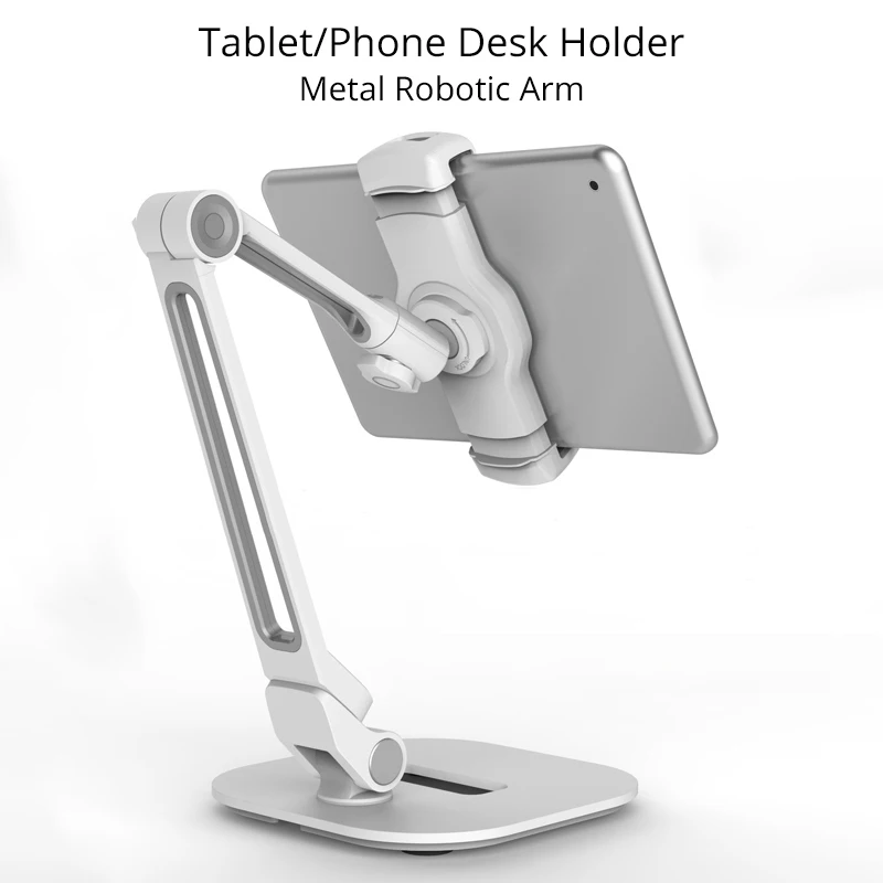 

Robotic Arm Table Phone Stand Tablet Holder for iPad Pro 11/10.5 iPad Air 9.7 Mini7.9 Lazy Desk Mobile Phone Holder Multipurpose