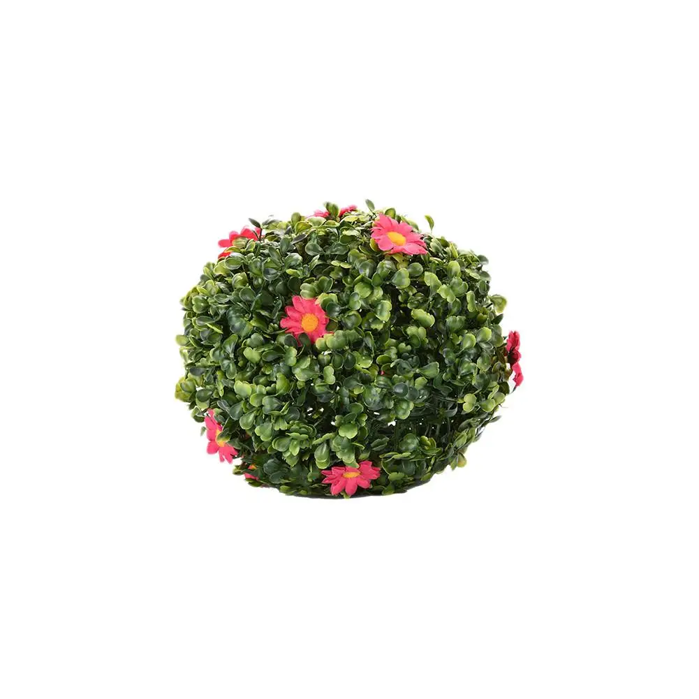 Свадебный искусственный шар из растений искусственный садовый травяной буксус шарики Самшит Топиарий пейзаж поддельные растения Украшение дома на открытом воздухе - Цвет: 25cm