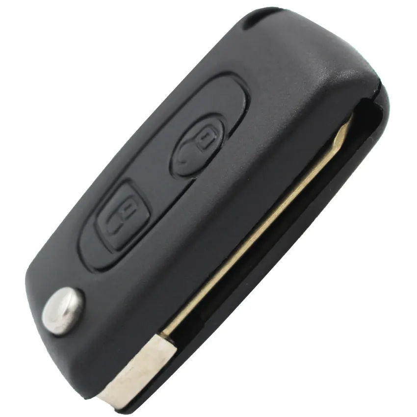 Складной чехол для ключа с 2 кнопками Citroen Peugeot Partner Saxo Xsara Picasso Berlingo Expert Boxer SX9