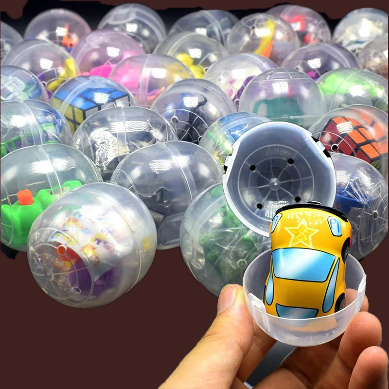 

10pcs/lot Mini Surprise Egg With Funny Toys Animals Gun Car Cube Magic Collection Toys Gift For Kids
