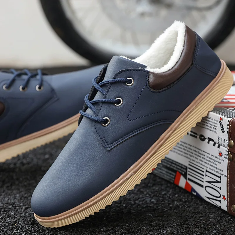 CuddlyIIPanda الرجال الأزياء أحذية رسمية الشتاء الدافئة الفراء أحذية المراهقين الترفيه تزلج أحذية الرجال أحذية رياضية Zapatos دي Hombre