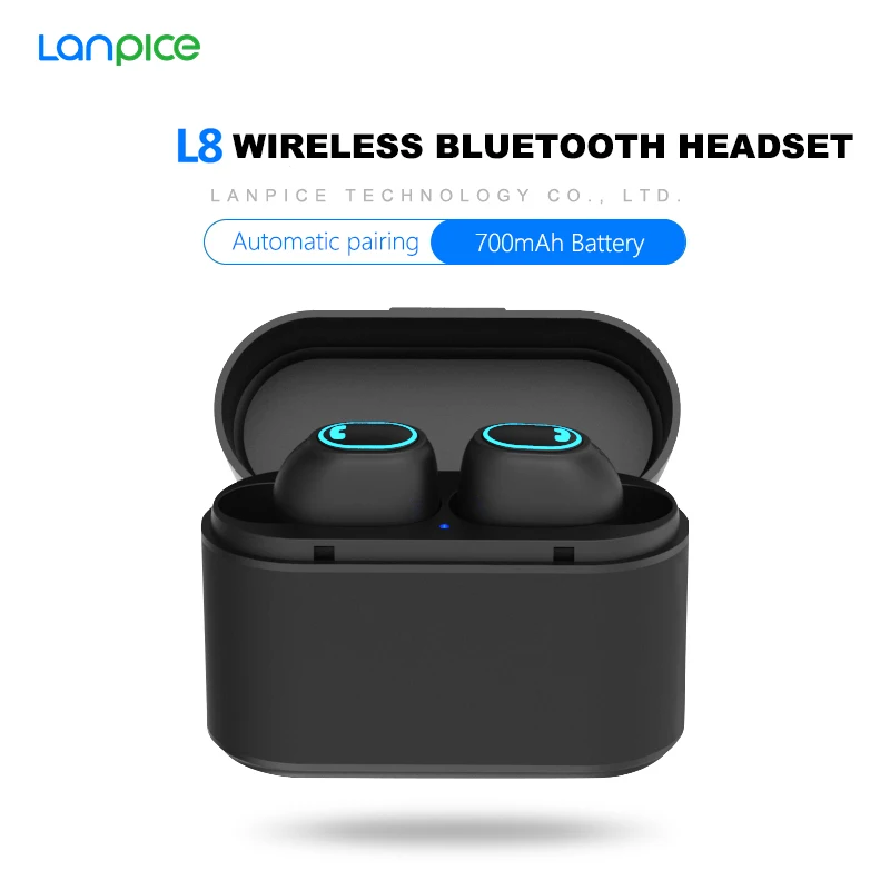 

L8 TWS Bluetooth Headphones Portable Wireless Earphones With Charging Box Mini Bluetooth Headsets Universal Type TWS For Phone