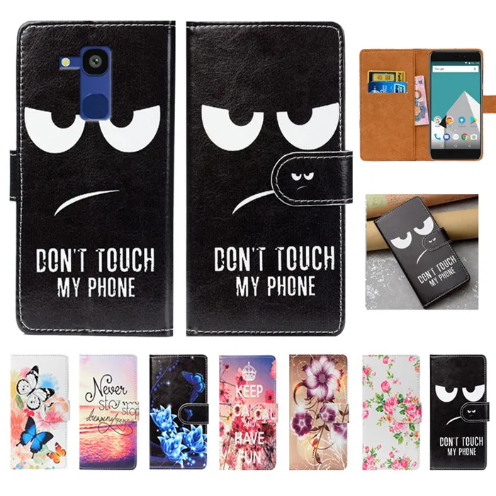 

For Vernee M5 Case High Quality Pu Leather 5.2" Flip Wallet Case Back Cover Book Case For Vernee M5 Cases