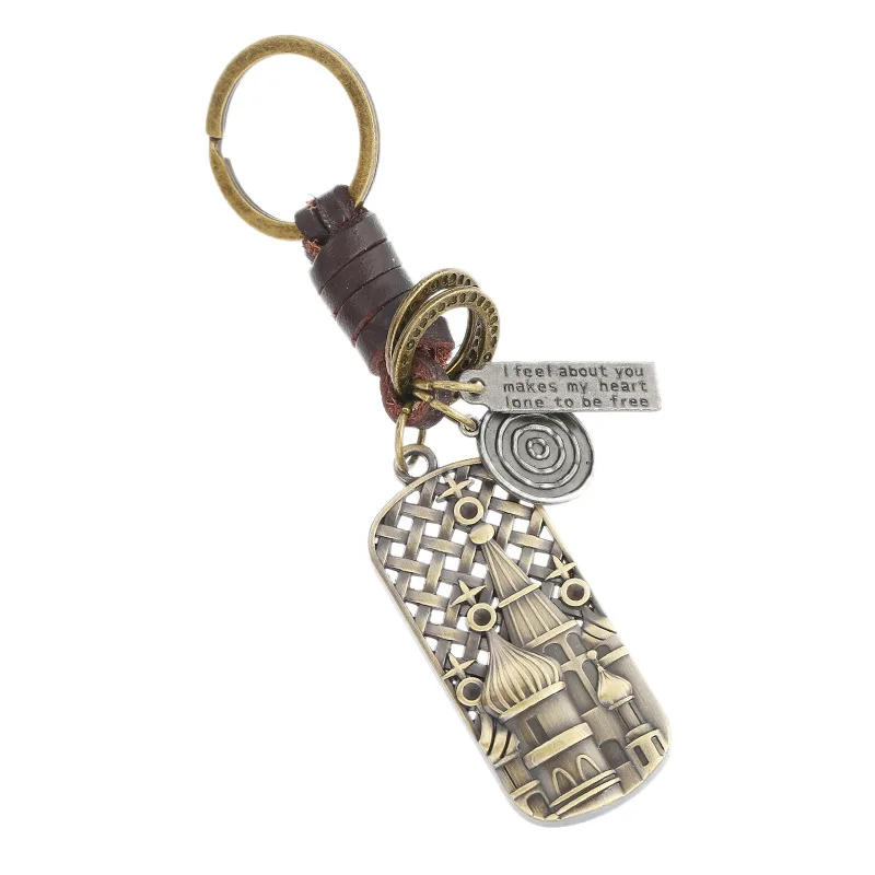 

AEING Islamism Mosque Pattern Key Ring Chain Keyring Keychain For VW Bmw Audi Mercedes Benz For Ford Skoda Peugeot