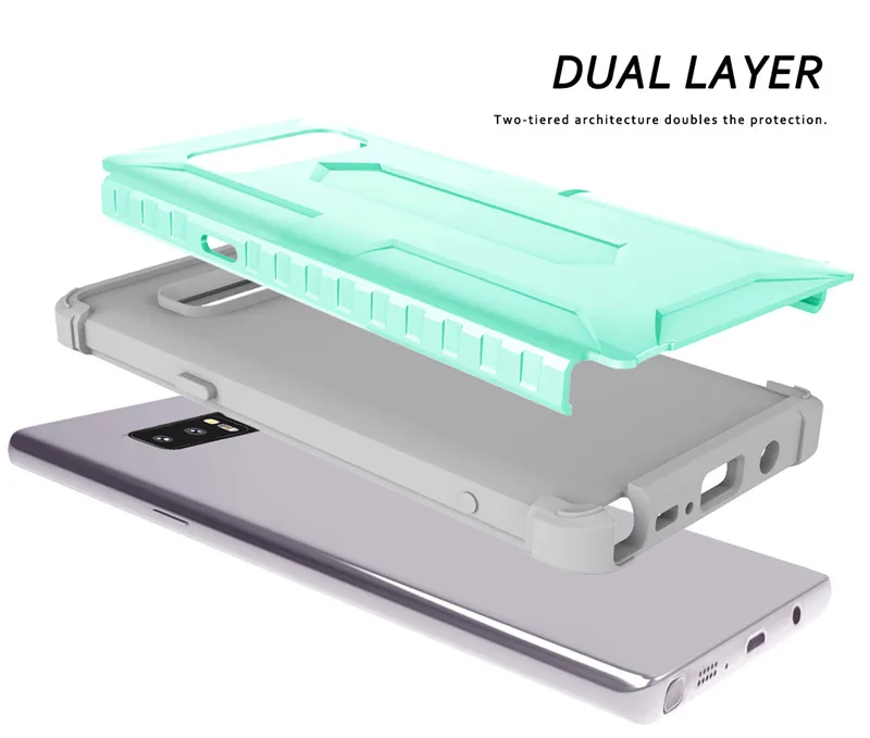 For Samsung Galaxy Note8 Case For Note8 Luxury Armor Silicone Rubber Shockproof Hard Cover Case For Samsung Galaxy Note8 Case (10)