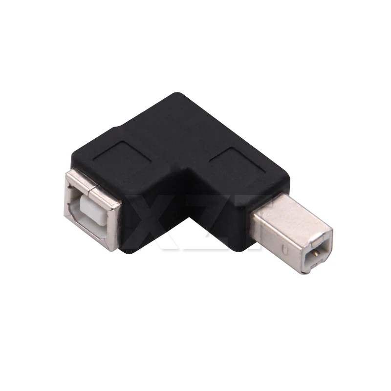 Адаптер удлинитель под прямым углом 90 градусов USB 2 0 B для принтера сканера