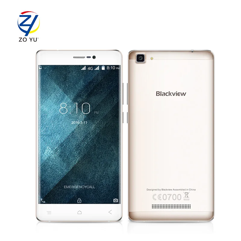 Blackview A8 max 4 г 5.5 &quotHD IPS Смартфон Android 6.0 MTK6737 ядра 1.3 ГГц телефона 2 ГБ + 16 8MP 3000 мАч