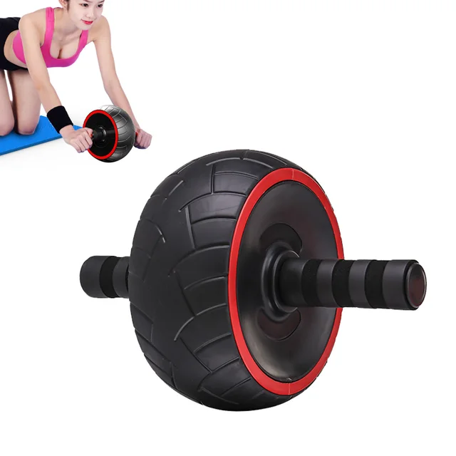 US $13.66 AB Roller No Noise Arm Strength Exercise Body Building Fitness Abdominal Wheel Trainer Roller