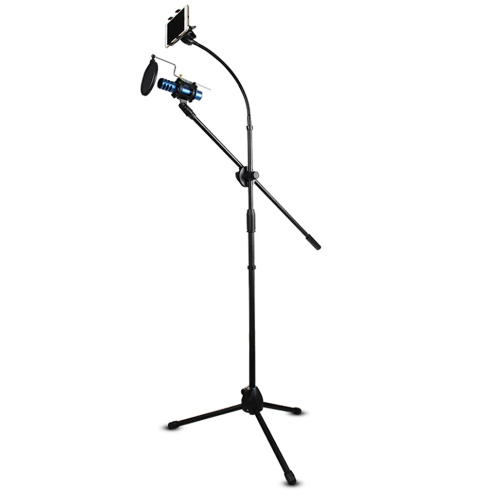 

2 In 1 Tripod Universal Stand Mount Clip Bracket Holder For IPhone 7 Mic