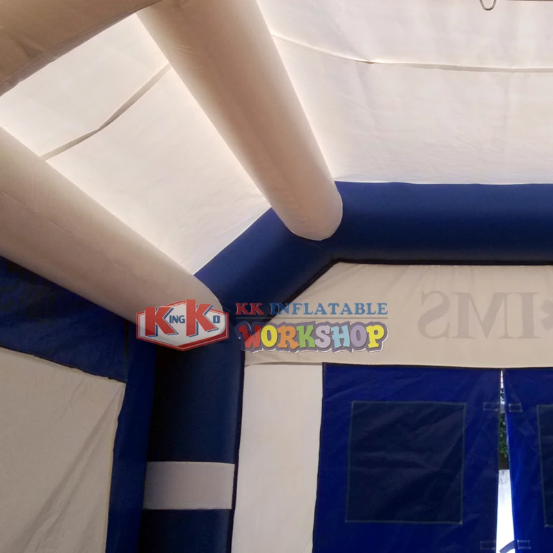  Customized water resistant pvc inflatable medical tent large inflatable emergency rescue station