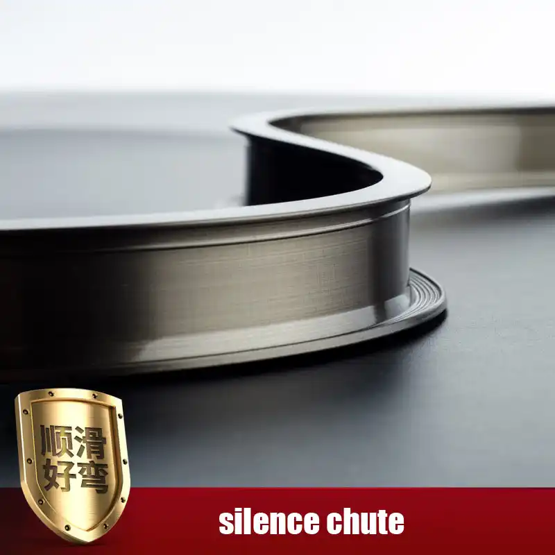 Heavy Duty Flexible Track For Bay Window Aluminum Alloy Silent