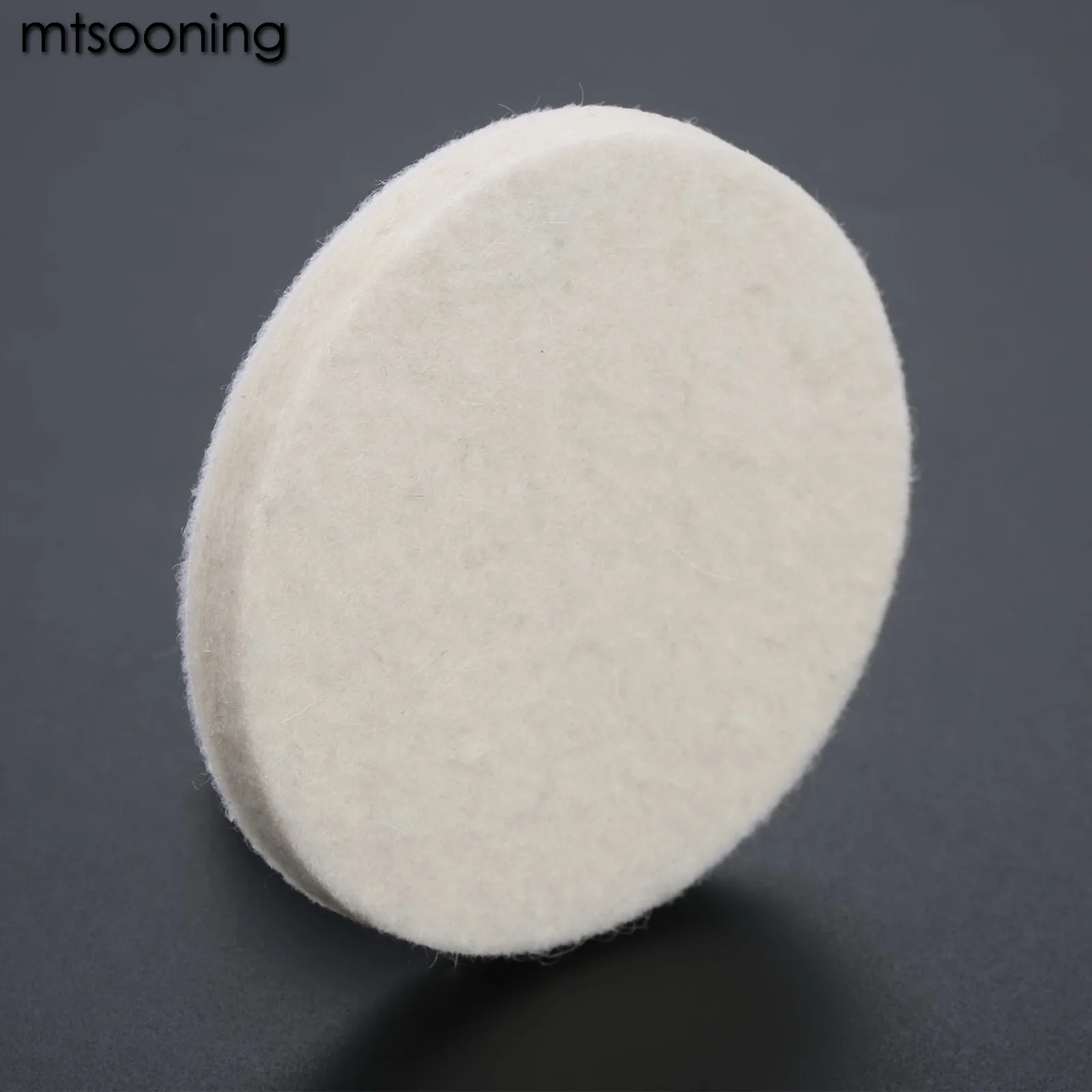 mtsooning 2pcs 3" Inch 75mm Polishing Pad Wool Grinding Buffing Polishing Wheel Disk Sheets Polish Disc Drill Dremel Rotary Tool