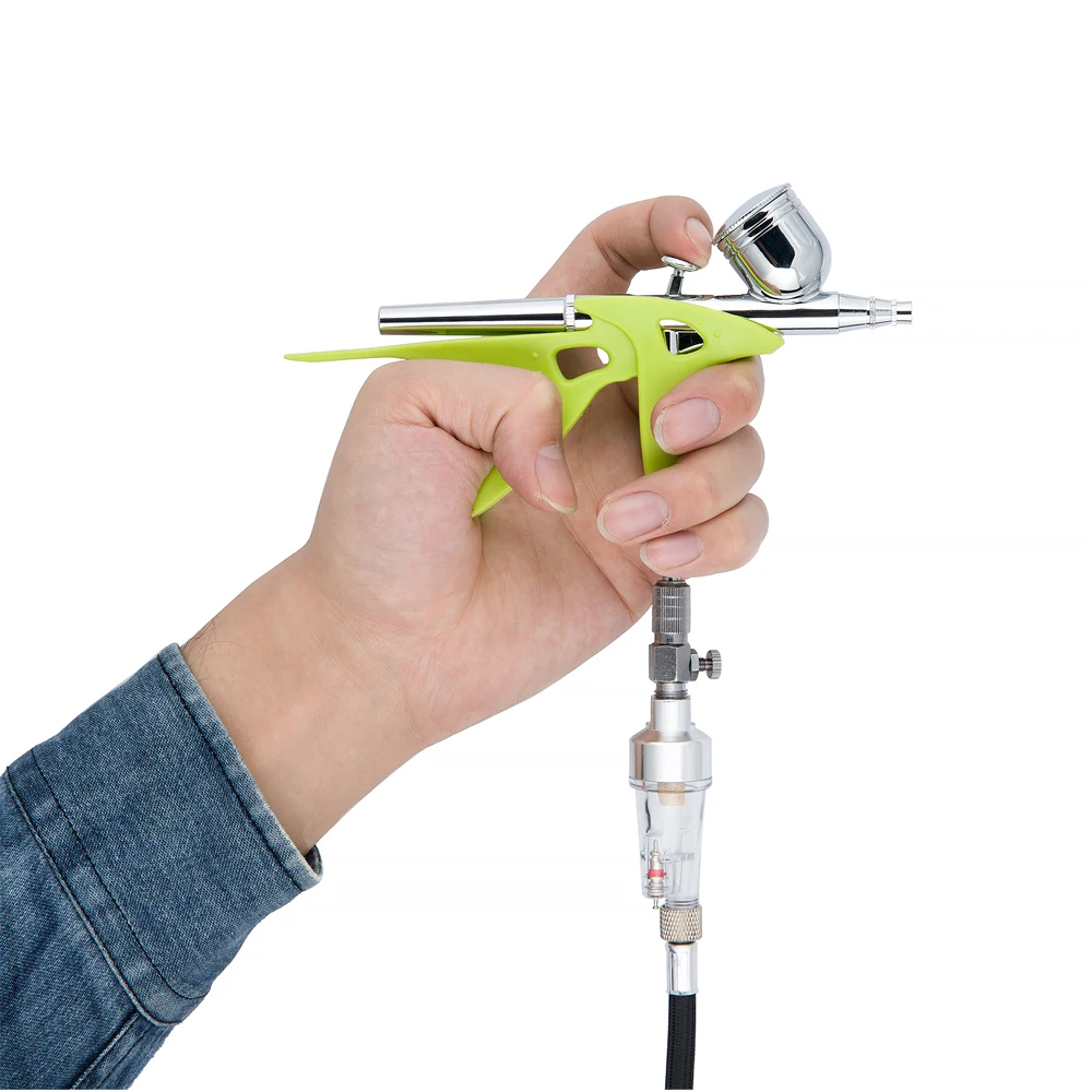 Najtaniej Nasedal dwufunkcyjny pistolet natryskowy Mini zestaw sprężarka powietrza rozpylacz do zdobienia paznokci narzędzie do dekoracji ciast makijaż tatuaż Model lakier samochodowy