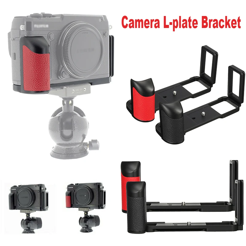 

Peipro Quick Release Plate Mount Camera L plate Bracket Hand Grip Holder for FUJI FUJIFILMS GFX50R GFX 50R Tripod Monopods