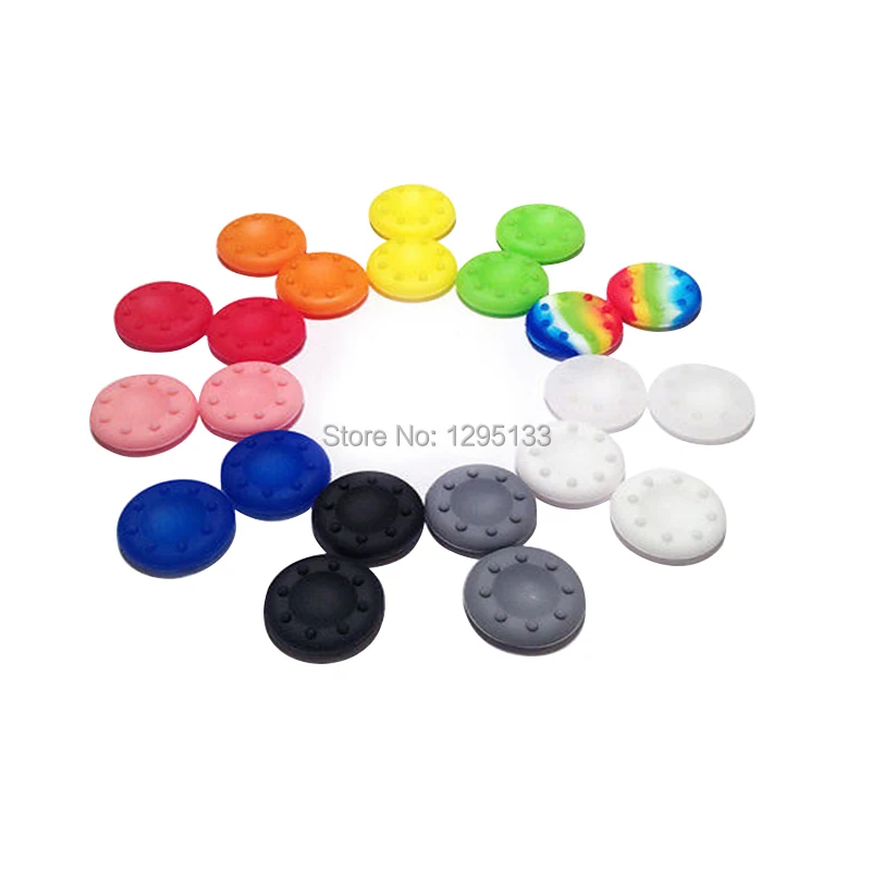 Colorful Silicone Thumb Stick Joystick PS4 Grip Cap Cover For PS4 Controller Grip (18)