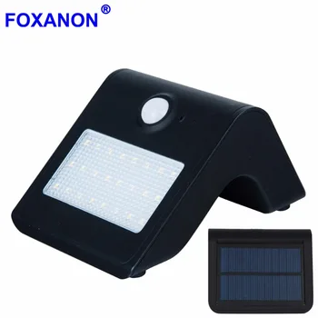 

Foxanon LED Solar Lamp Waterproof PIR Motion Sensor Garden Outdoor night Light Pathway Wall Lamp Emergency Security EnergySaving
