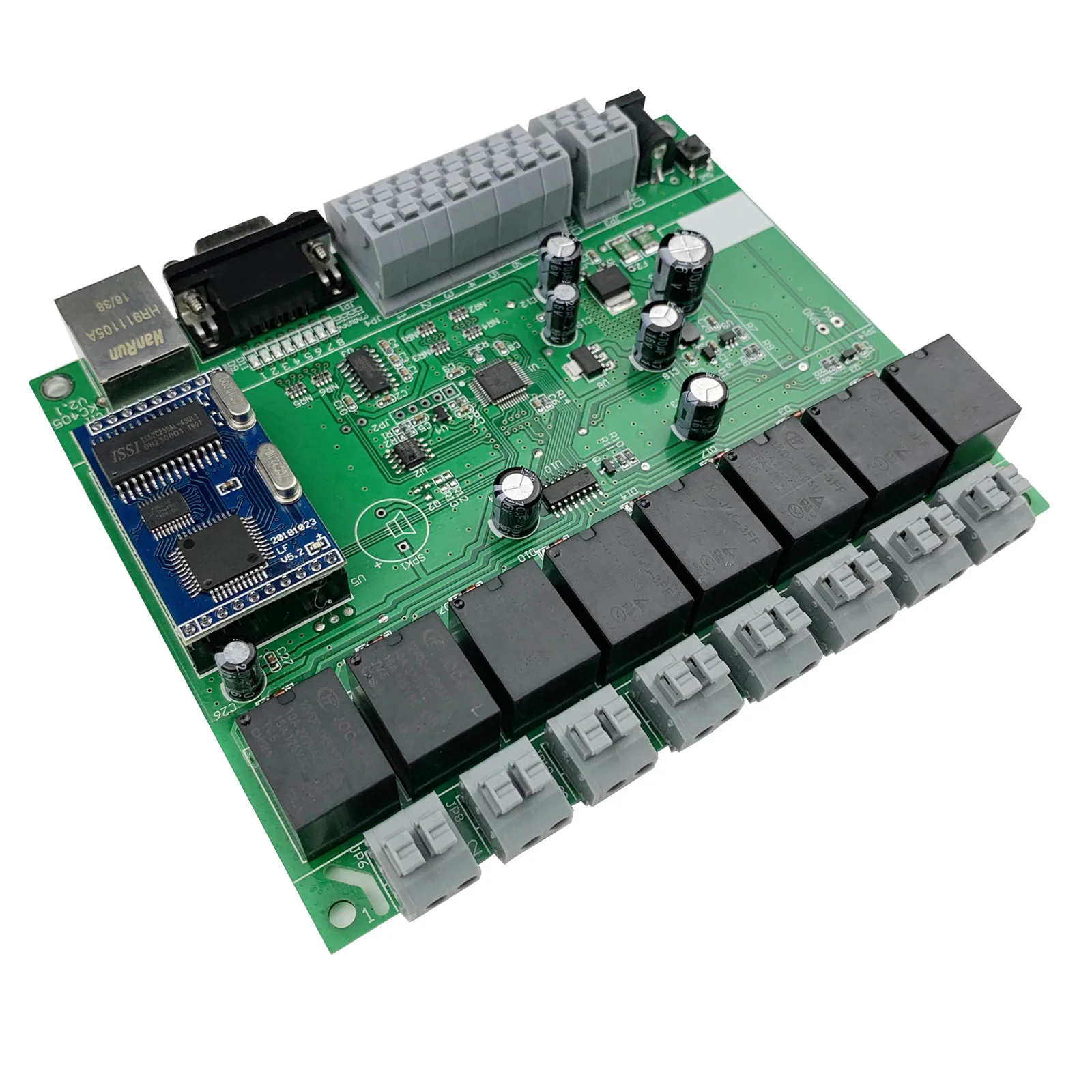  8 Channel Ethernet Relay Module With GPIO Lan Wan Network RJ45 RS232 TCP IP Program Development Boa - 33039919157