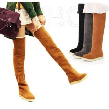 over the knee winter snow boots