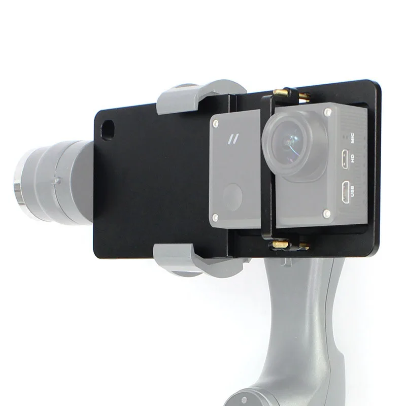 

ABS Switch Mount Plate Adapter for GoPro Hero 4 3+ DJI Osmo Zhiyun Mobile Gimbal EM88