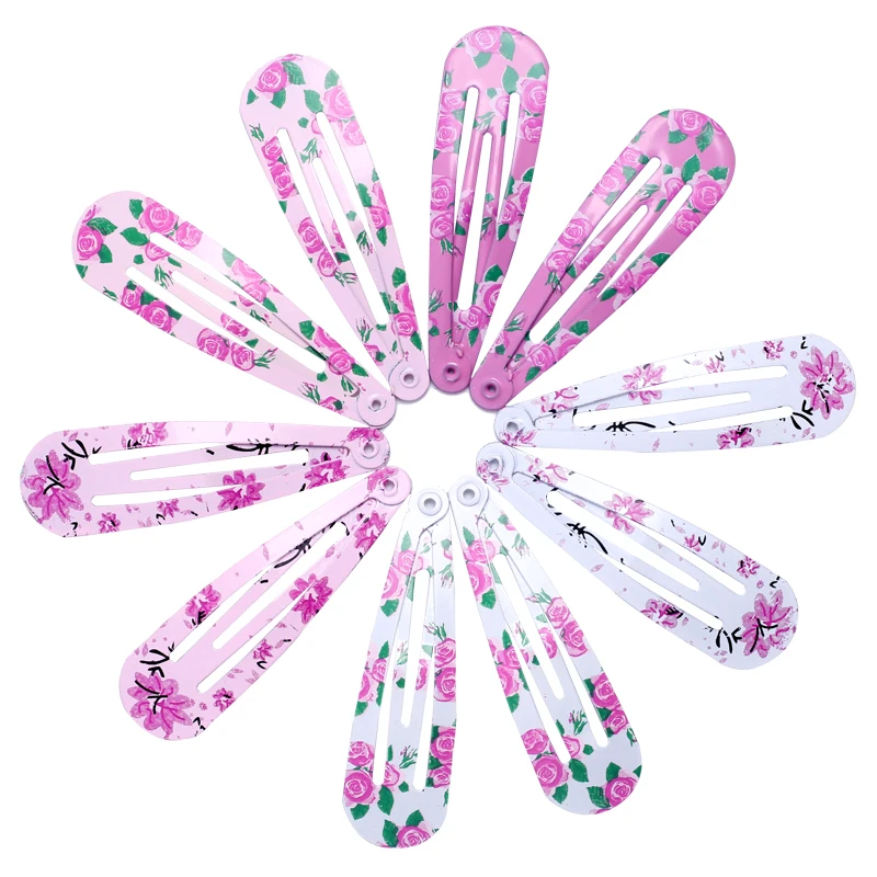 

Hairpins Snap Hair Clips for Children Girls Hair Accessories Baby Cute Animal Flower Hair Clip Pin Color Metal Barrette Hairgrip