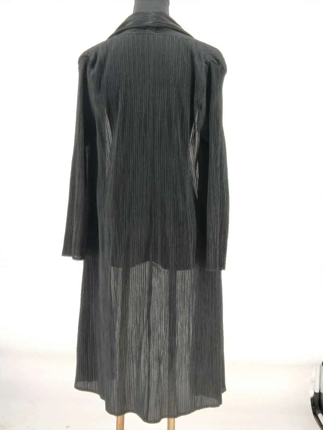 Spring Of 2018 New plus Size Fold Long Casual X-long Turn-down Collar Open Stitch Wide-waisted Coat Spring Of 2018 New plus Size Fold Long Casual X-long Turn-down Collar Open Stitch Wide-waisted Coat